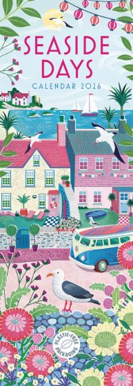 DH1413 CALENDAR SLIM SEASIDE DAYS
