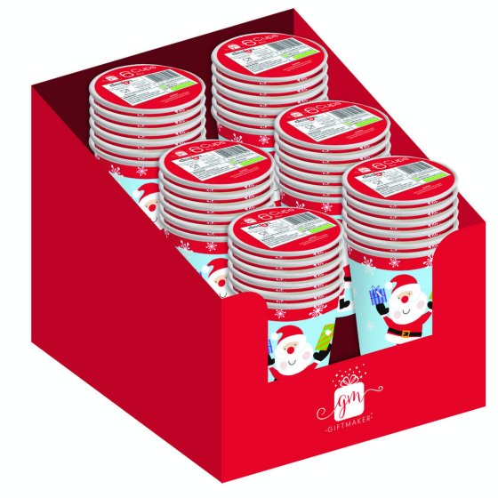 XH6707 CUPS KIDS XMAS 8OZ 6PK
