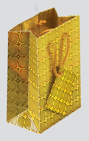 SH14613 GIFT BAG HOLOGRAPHIC SMALL