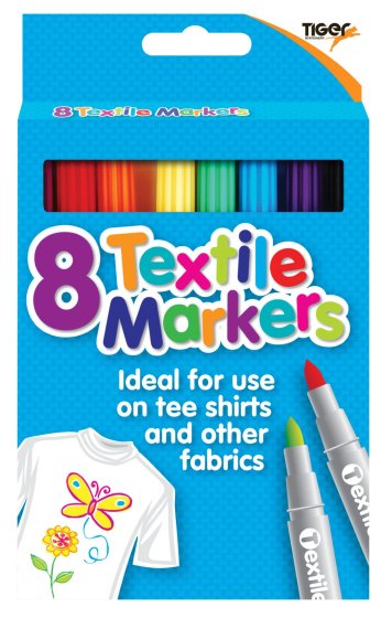 CH1012 MARKERS TEXTILE 8S
