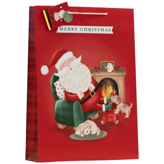 GIFT BAG SLEEPY SANTA XL