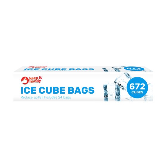 ICE CUBE FREEZER BAGS 24PK