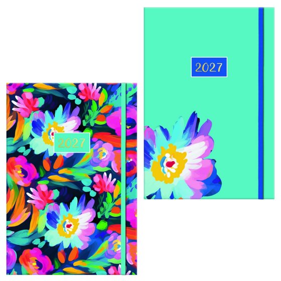 DJ0607 2027 DIARY A5 WTV BLOOMSCAPE SOFT C