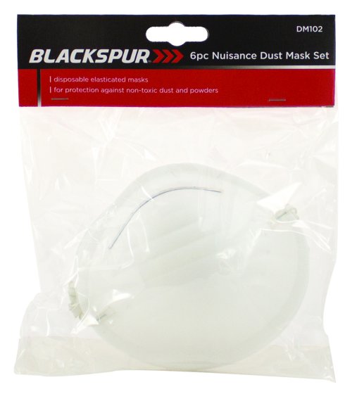 MASK NUISANCE DUST 6PC