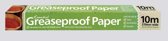 SH11704 GREASEPROOF PAPER 370 X 10M