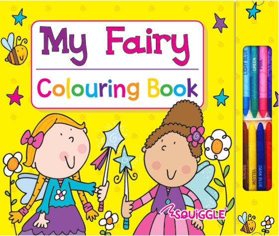 SG08909 COLOURING BOOK WITH CRAYONS