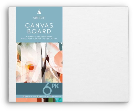 SH08502 ARTIST CANVAS BOARD 8 X 10 IN