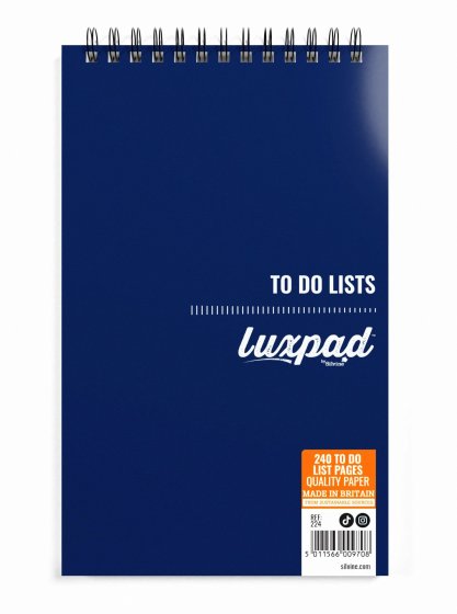 SH01709 NOTEBOOK LUXPAD TO DO LIST TWI