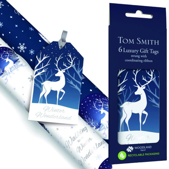 WIGIG TAGS 6PK LUXURY WINTER WONDERL