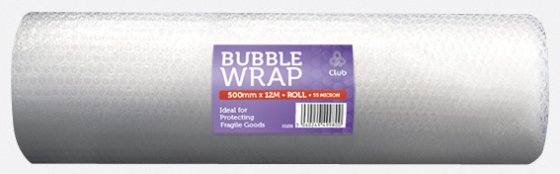 CH2004 SH00504 BUBBLE WRAP ROLL 500MM X 12M