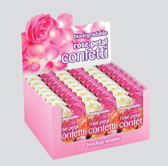 SH12208 CONFETTI ROSE PETAL DISPLAY