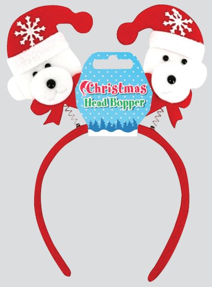 XH5403 CHRISTMAS HEADBOPPERS ASST