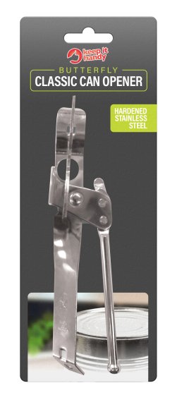 CAN OPENER BUTTERFLY 1PK CLIPSTRIP