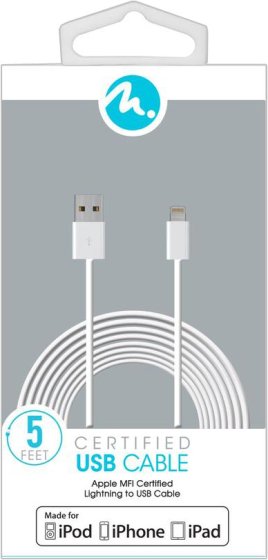 ** WIGIG ** MYME 7 FT USB CABLE I PHONE