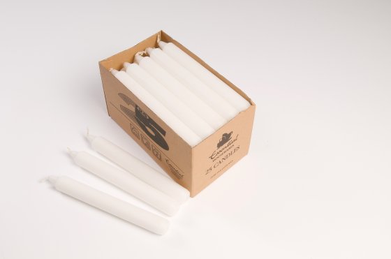CH1510 SH11211 CANDLE HOUSEHOLD WHITE 25PK