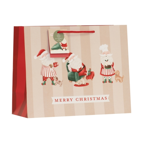 GIFT BAG SANTA M SHOPPER