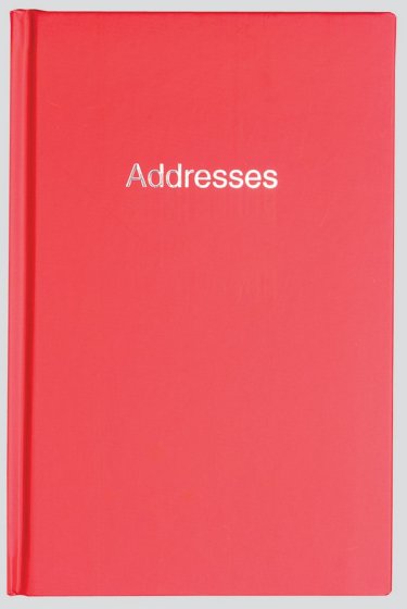 CJ1508 SJ11105 ADDRESS BOOK LARGE STANDARD