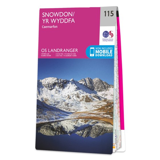 MAP L115 SNOWDON N AREA