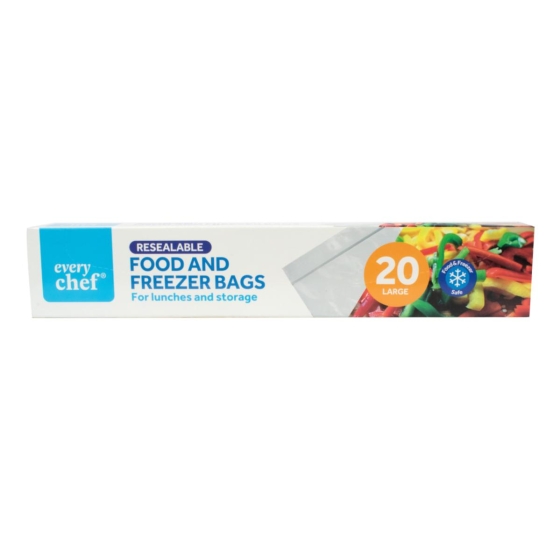 FREEZER BAGS CLICK SEAL 20PK