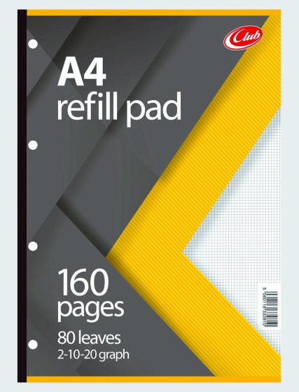 SH03104 REFILL PAD 80 SHEETS GRAPH