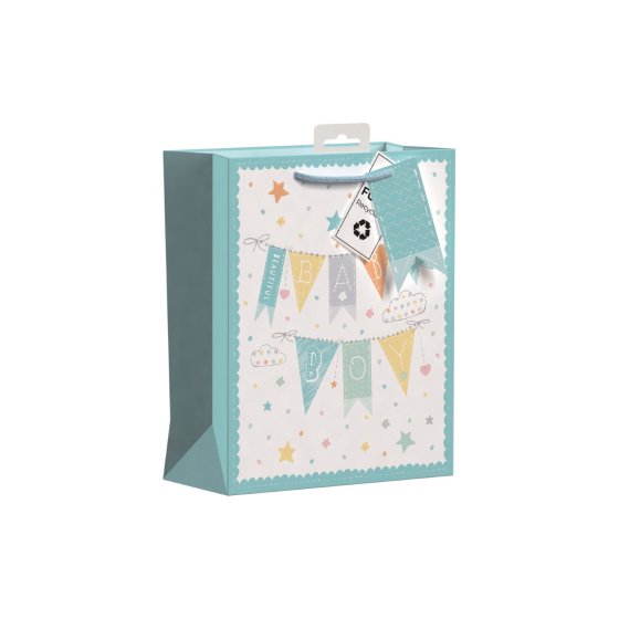 SH14509 GIFT BAG BABY BOY MED