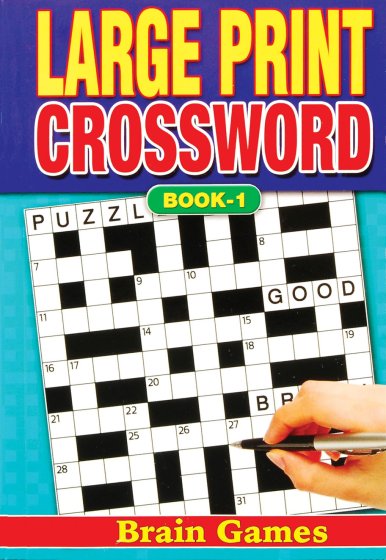 SH10414 A5 LARGE PRINT CROSSWORD BOOK