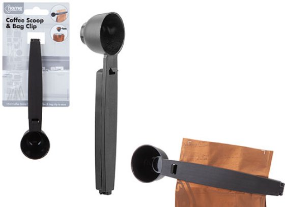 COFFEE SCOOP 15ML W BAG CLIP