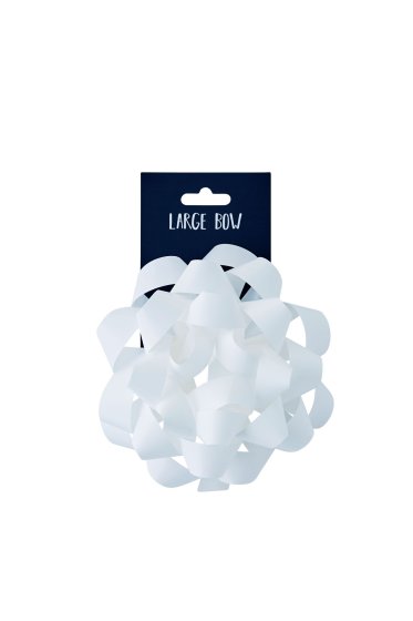 SH13412 BOW LARGE WHITE