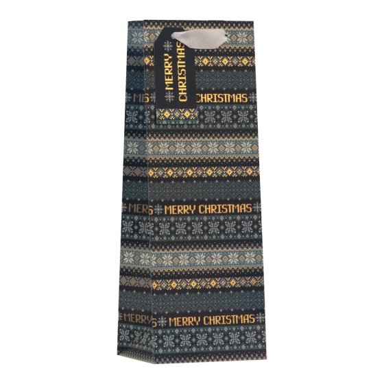 BOTTLE BAG FAIRISLE