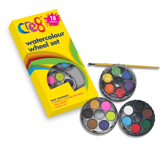 CRE8 WATERCOLOUR PAINT SET 18