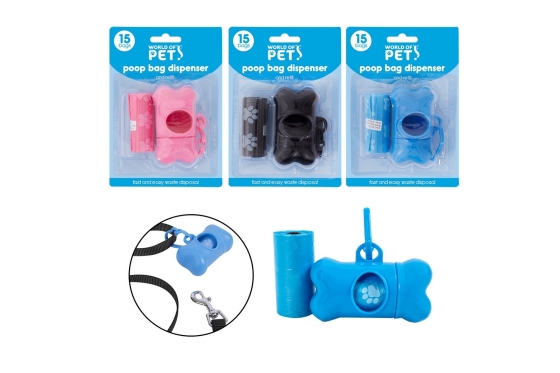 SJ11401 SJ11401 POOP BAG DISPENSER N REFILL ASST
