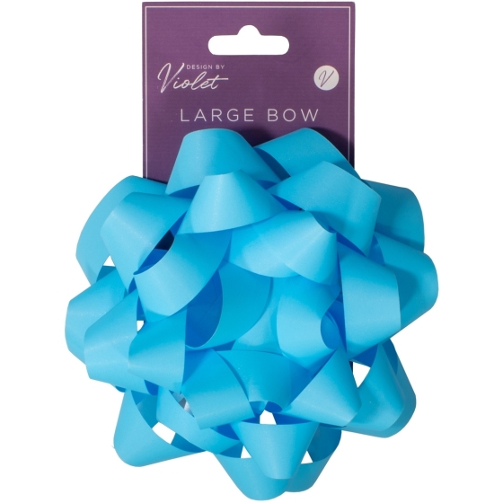 SJ14311 SJ14311 BOW LARGE LIGHT BLUE 15CM 6in