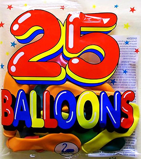BALLOONS 8IN 25S