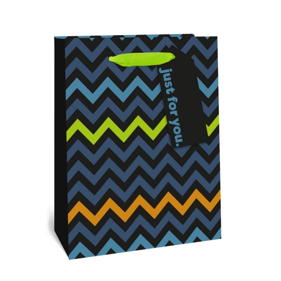 SJ15237 SJ15237 GIFT BAG ZIG ZAG LARGE