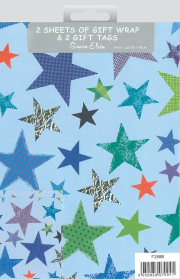 SH13720 WRAP MALE BLUE STARS 2 SH 2 TA