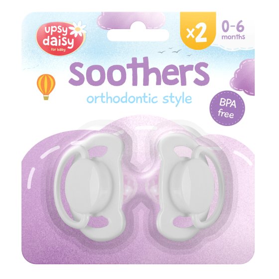 SOOTHERS 06 MONTHS SILICONE 2PK