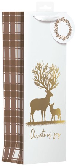 WIGIG BOTTLE BAG GOLD STAG