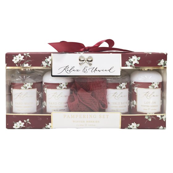 MADELAINE RED PAMPERING SET