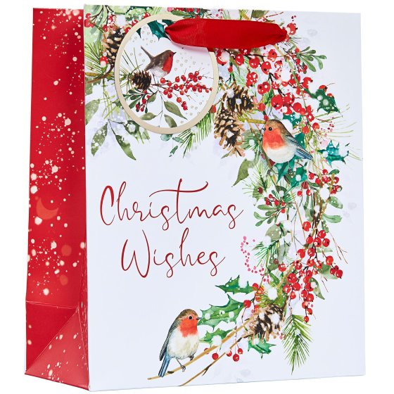 XG2307 GIFT BAG WREATH MEDIUM