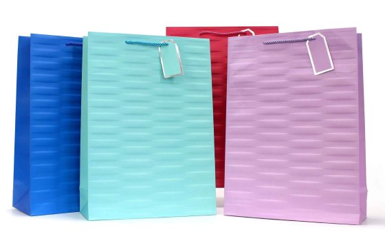 CH1706 SH14606 GIFT BAG EMBOSSED BRIGHTS XL