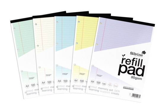 SH03111 REFILL PAD A4 TINTED PAPER 100