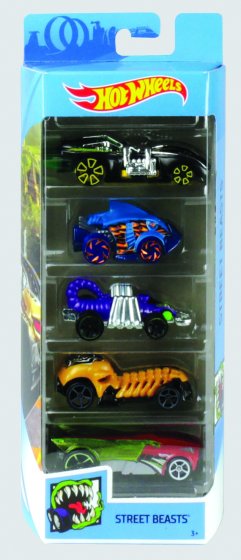 HOT WHEELS 5 CAR GIFT SET - A