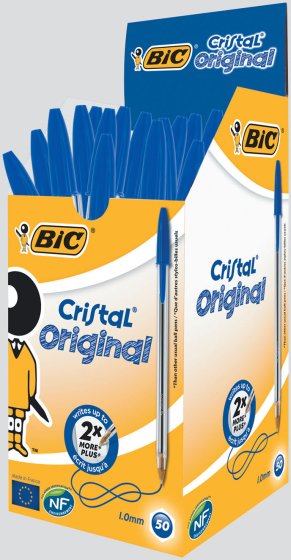 SH06804 PEN BIC CRISTAL MED BLUE