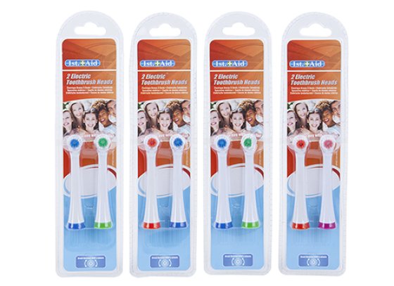 TOOTHBRUSH SPARE ELECTRIC HEADS 2PK