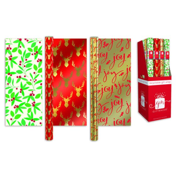 WIGIG WRAP 1.5M ROLL LUX FOIL CHRIST