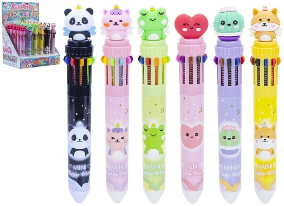SJ08116 PEN CUTIE 10 COLOUR ASST