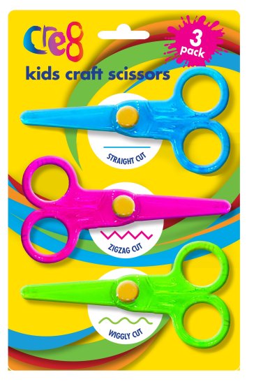 SH09010 CRE8 KIDS SCISSORS 3S