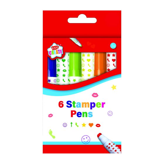SH08109 STAMPER PENS KIDS CREATE 6S