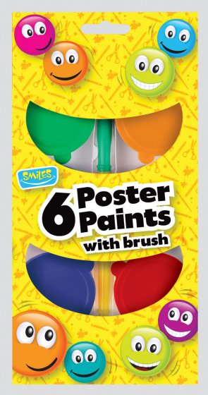 SG07312 FUN POSTER PAINTS 6 S