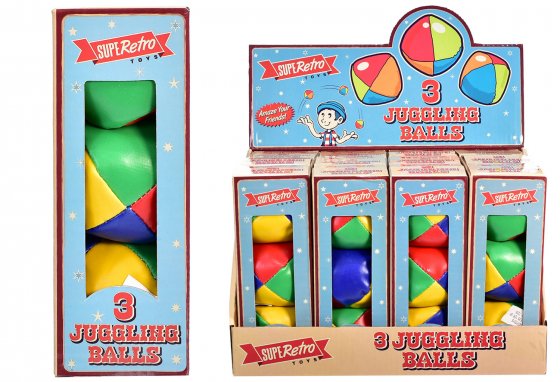 JUGGLING BALLS 3 PK RETRO